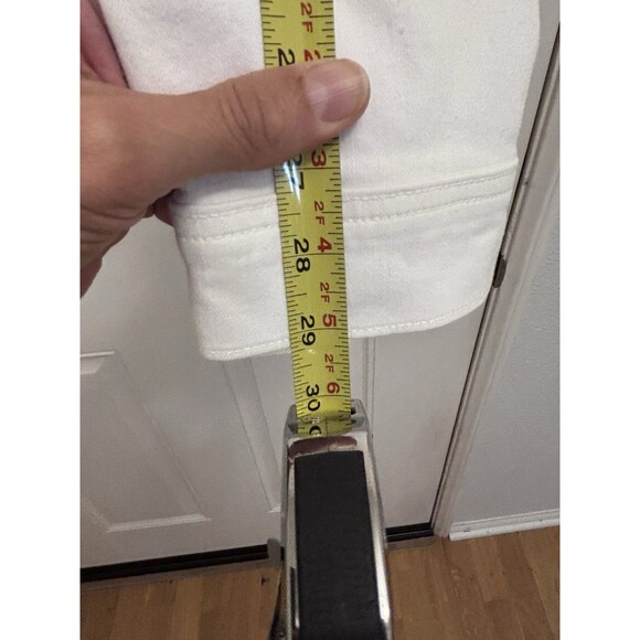 EUC Eileen Fisher Undyed Organic Cotton White Denim Jacket Size Small Luxury - Picture 10 of 10